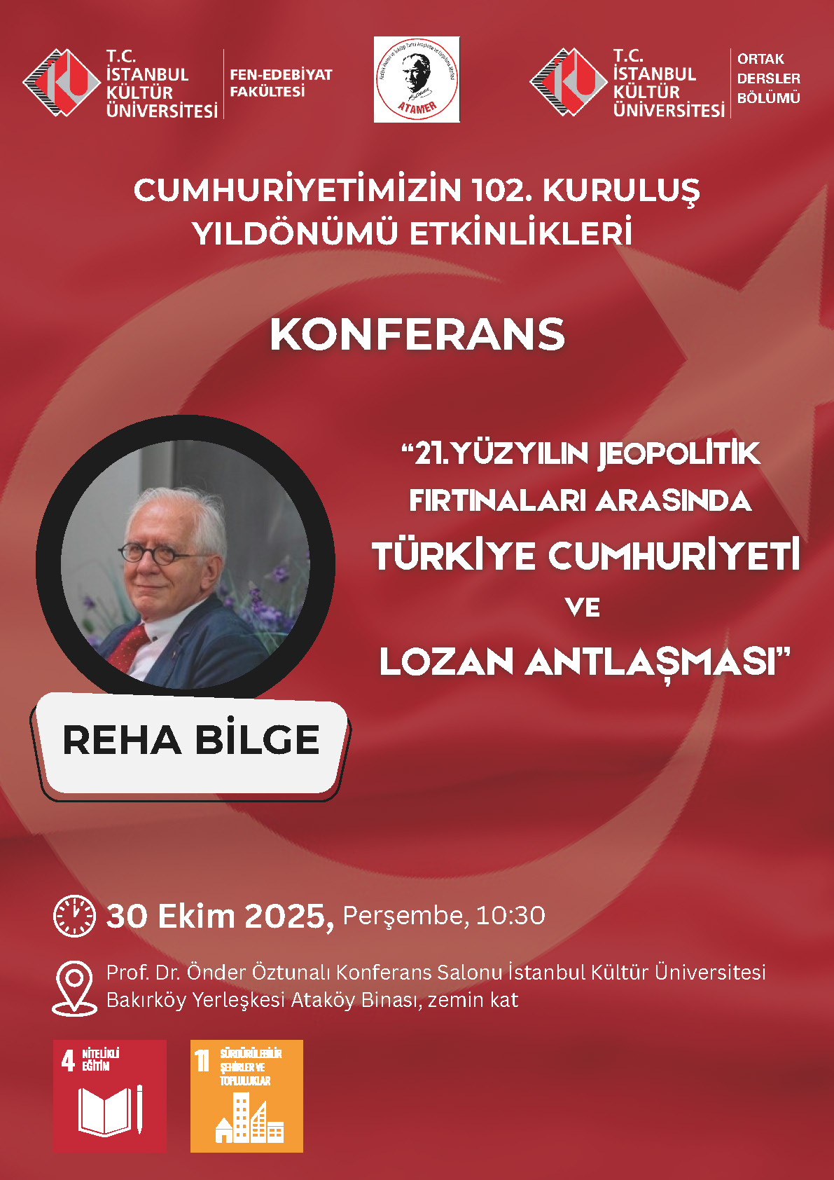 “Cumhuriyetimizin 102. Kuruluş Yıldönümü Etkinlikleri”