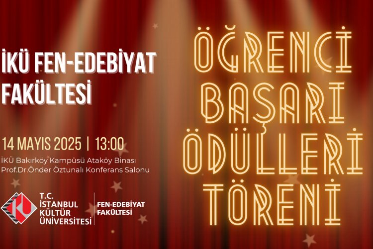 İKÜ Fen-Edebiyat Fakültesi Öğrenci Başarı Ödülleri Töreni 